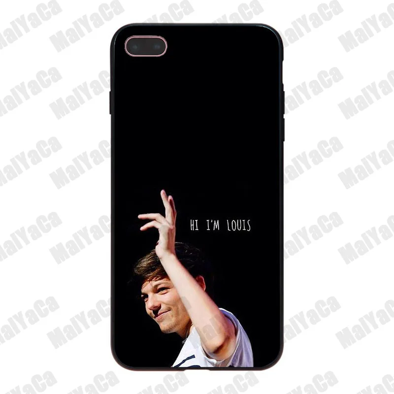 MaiYaCa One Direction 1d Louis Tomlinson High-end Protector soft phone Case for iPhone 8 7 6 6S Plus X 10 5 5S SE 5C Coque Shell