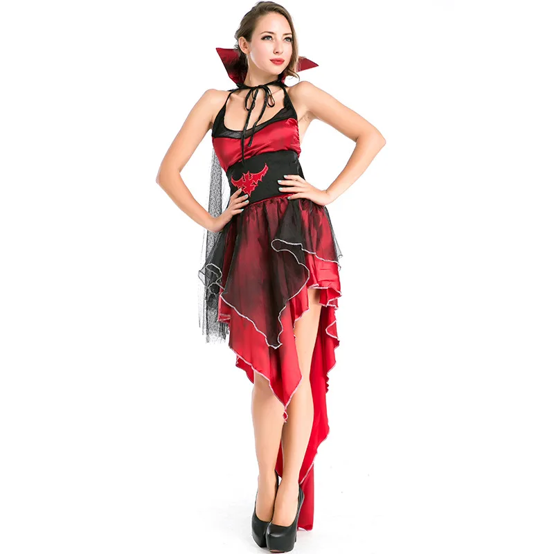 New High Quality Halloween Female Vampire Role Play Costumes Stage