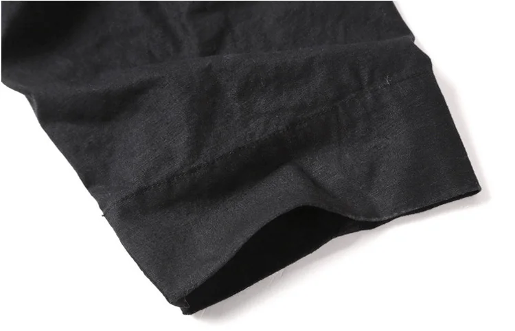 Новая весна и лето британский стиль мужчины Штаны Короткие повседневные мужские черные домашние штаны Свободные укороченные штаны брендовая одежда K1059