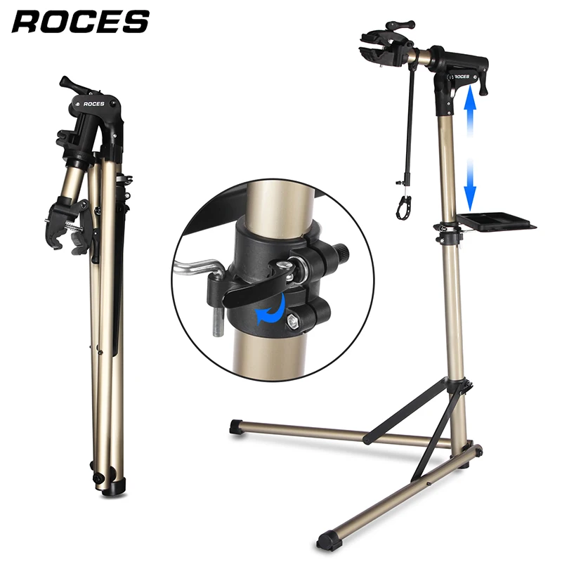  Aluminum Alloy Bike Repair Stand Professional Bicycle Repair Tools Adjustable Fold Bike Rack Holder