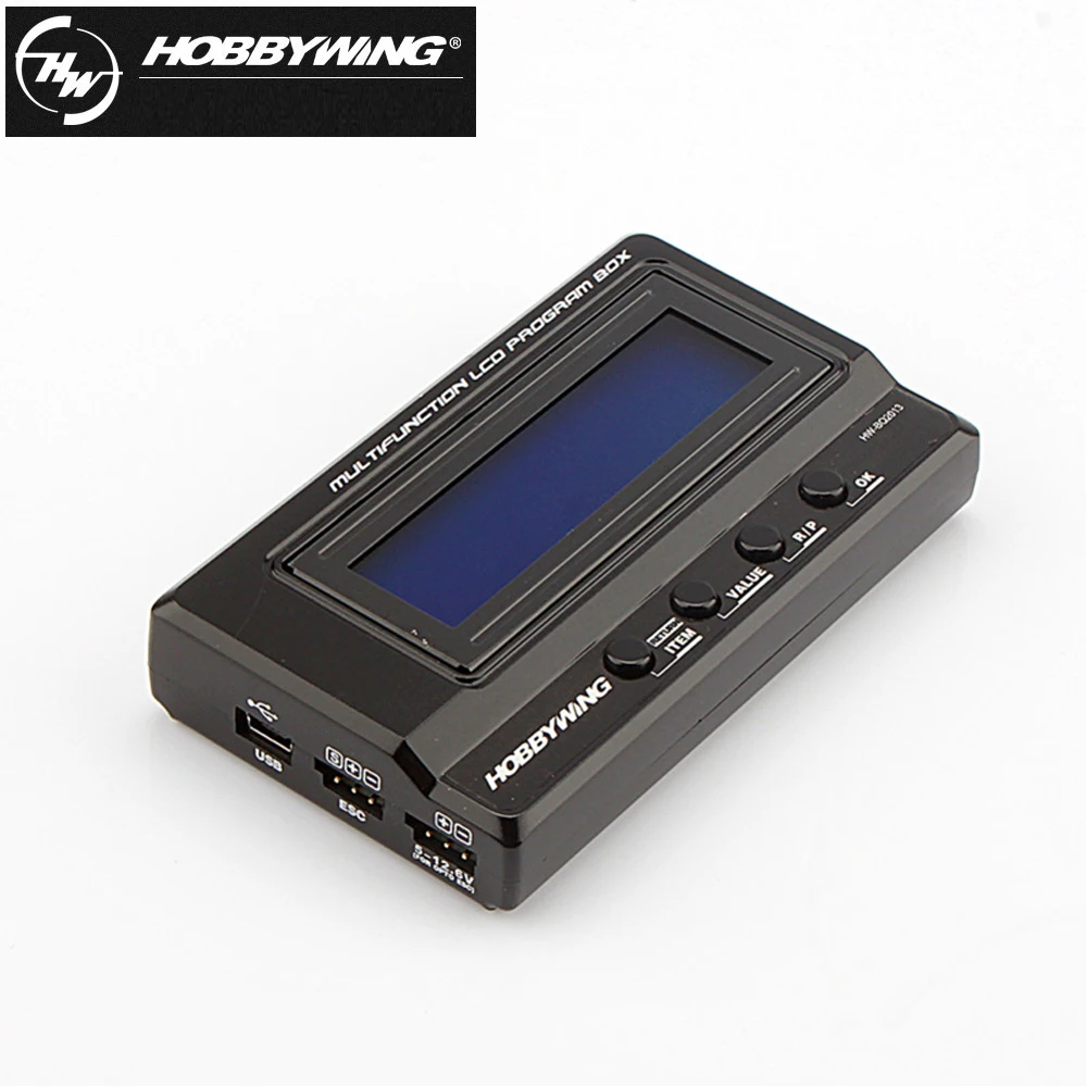 

Newest Hobbywing 3in1 Multifunction Professional LCD Program Box with Voltage Detection -Upgraded Version of 2in1