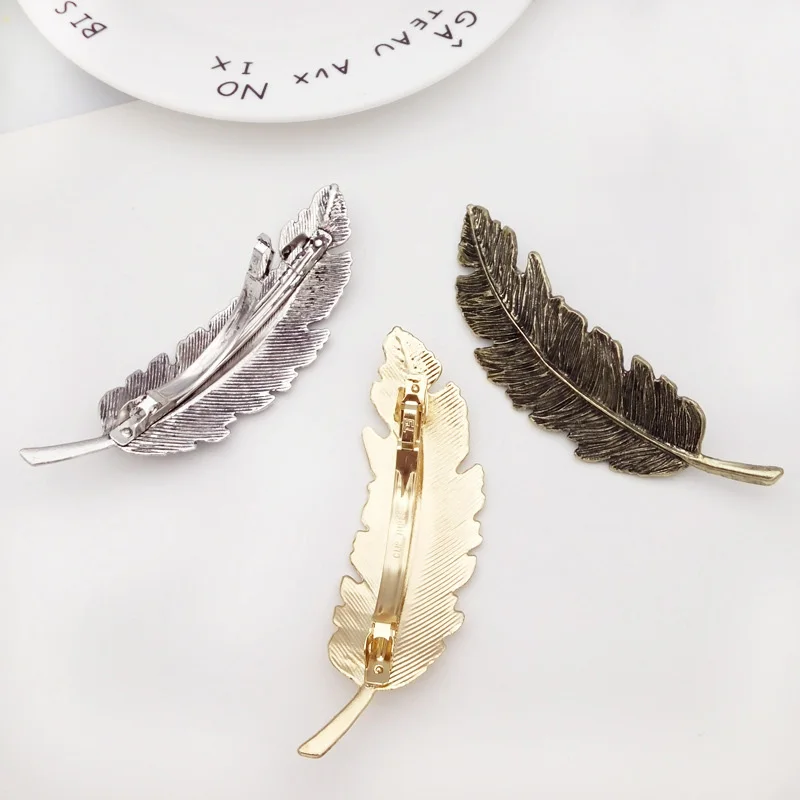 Fashion Retro Women Gold Silver Leaves Animal Barrette Hairpin Hair Clip Jewelry Fashion Retro Women Gold Silver Leaves Animal Barrette Hairpin Hair Clip Jewelry