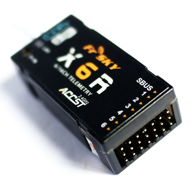 FrSky X6R PCB с общей антенной S. Порты и разъёмы 6/16 ACCST телеметрический приемник W/Smart