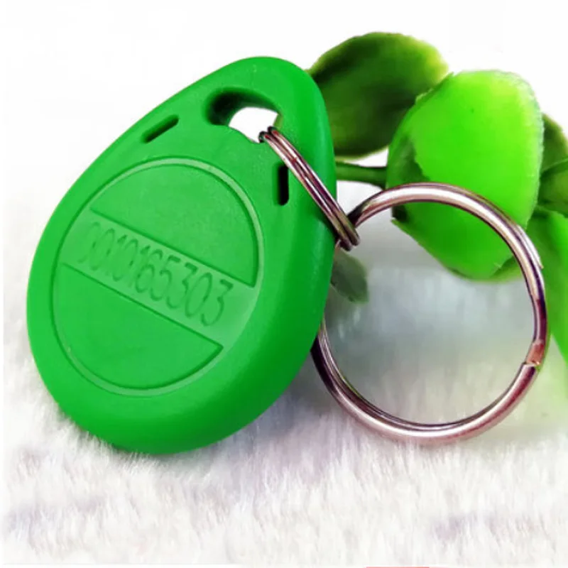 100 шт./лот 125 кГц RFID ключ жетон бирки для связки ключей ID карты только для чтения контроля доступа RFID карты контроля доступа жетон карты