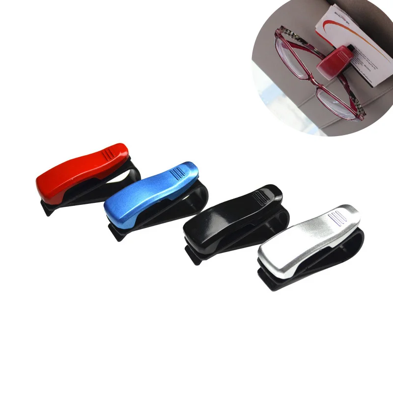 

Wolflamp Multi-Function Auto Fastener Sun Visor Clip For Sunglasses Eyeglasses Glasses Card Ticket Pen Portable Clip Holder