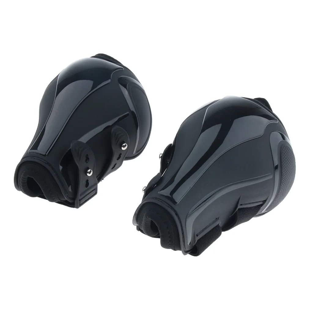 Pair Horse Leg Boots Front Hind Leg Tendon Protective Gear Equestrian Equine