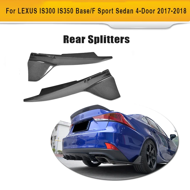 Carbon Fiber Rear Per Splitters Lip As For Lexus Is F Sport Carbon Fiber Rear Per Splitters Lip As For Lexus Is F Sport Sedan 4 Door Only 2017 2018