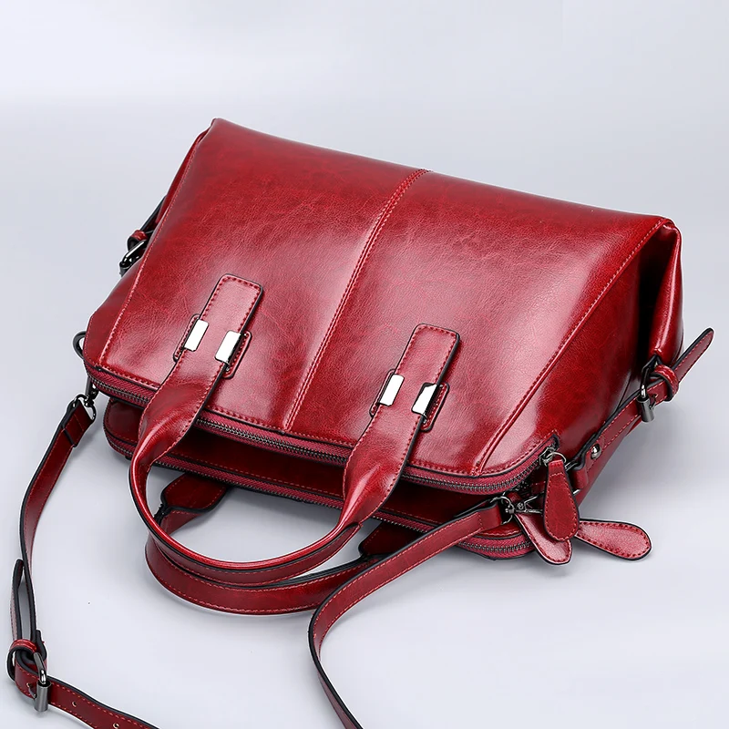 Real Cow Leather Ladies HandBags Women Genuine Leather bags Totes Messenger Bags Hign Quality Designer Luxury Brand Bag