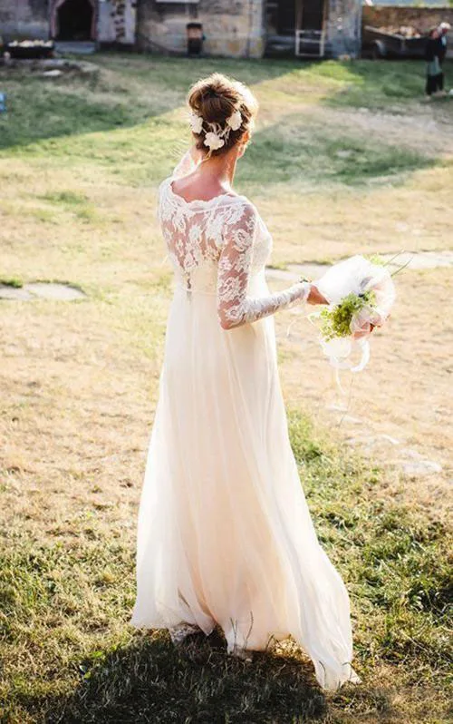 a-line-boho-wedding-dresses-long-sleeves (1)