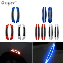 Ceyes Reflective Stickers Warning Safety Mark Anti-collision Auto Side Anti-scratch Strip Car Sticker Protection Cars Styling warning caution mark anti collision prevention reflective open logo ho car auto motorcycle door trunk decal sticker car styling