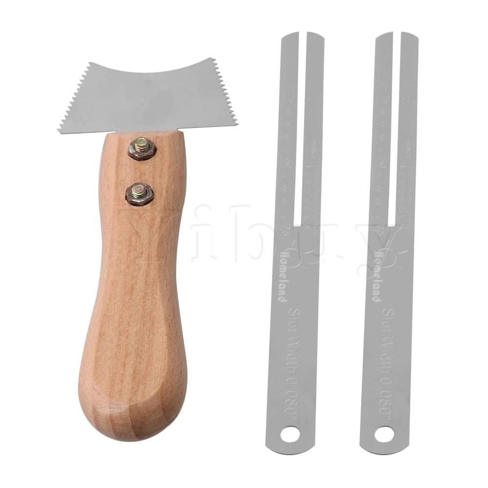Yibuy Guitar Fret Repairing Tool Set Stainless Steel Protector Shims Cleaning | Спорт и развлечения