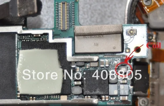 50 шт./лот катушка подсветки для iPod touch 4 4G 4th на материнской плате исправление части