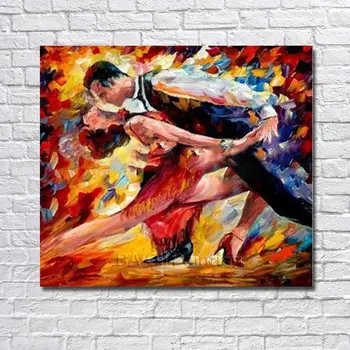 

Free Shipping Hand Painted Abstract Dancer Modern Paintings Large Canvas Art Cheap Hand Painted Oil Painting Pictures No Framed