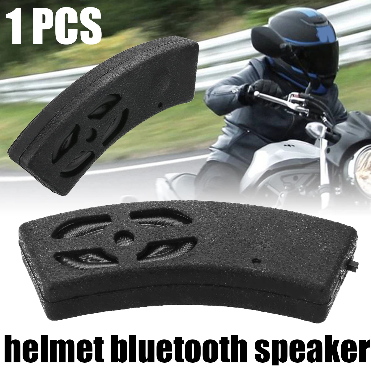 1 шт. Bluetooth Колонка для мотоцикла велосипедный мотоцикл шлем беспроводной открытый езда стерео Бумбокс сабвуфер Поддержка IOS Andriod
