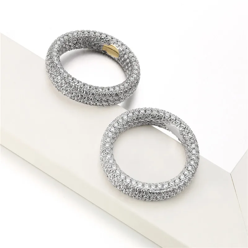 VANAXIN, CZ, блестящие кольца с кристаллами для мужчин, медное кольцо в стиле панк, высокое качество, для помолвки, хорошее ювелирное изделие, родиевое покрытие, серебряный цвет, подарок
