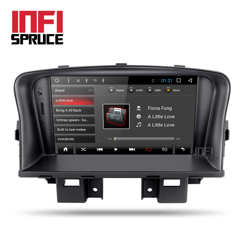 Clearance Car dvd player GPS for Chevrolet Cruze 2008-2012 with GPS Navigation Radio 2 din car stereo Android 8.1 2G+32G wifi media player 4