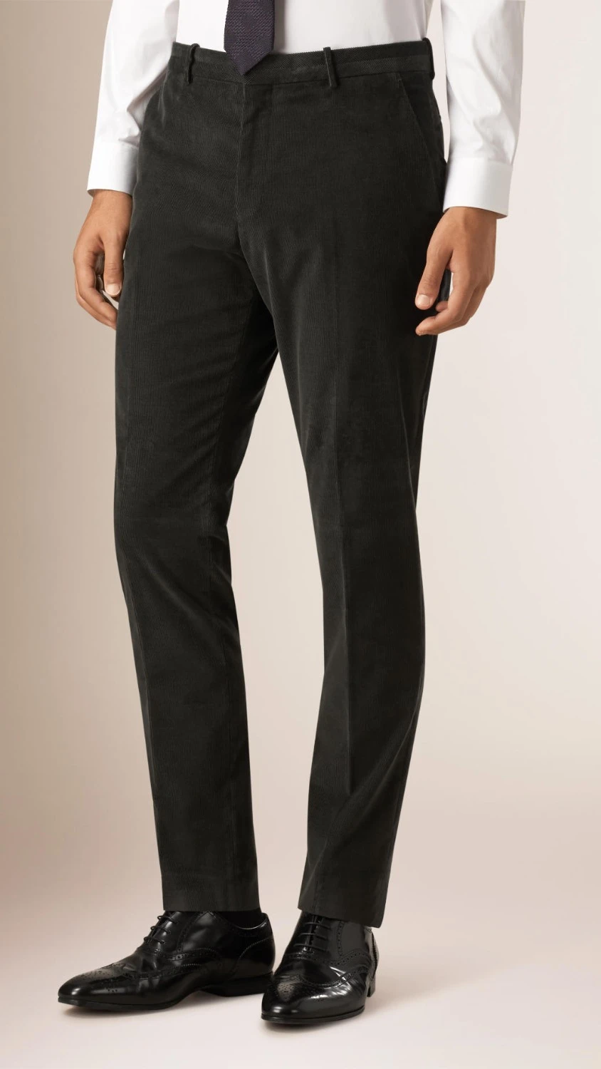 corduroy skinny fit pants