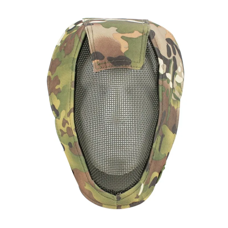 Тактическая маска для лица металлическая сетка военное покрытие Рогатка для армии наружный Пейнтбол пистолет для косплея игры страйкбол аксессуары - Цвет: 6