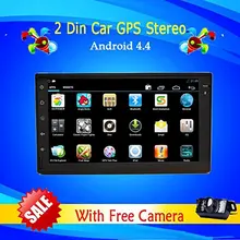 7 Inch No-Key Android 4.4 Car Stereo System Car Radio GPS Navigation Bluetooth Autoradio Car Audio Car Player Free Map+Camera