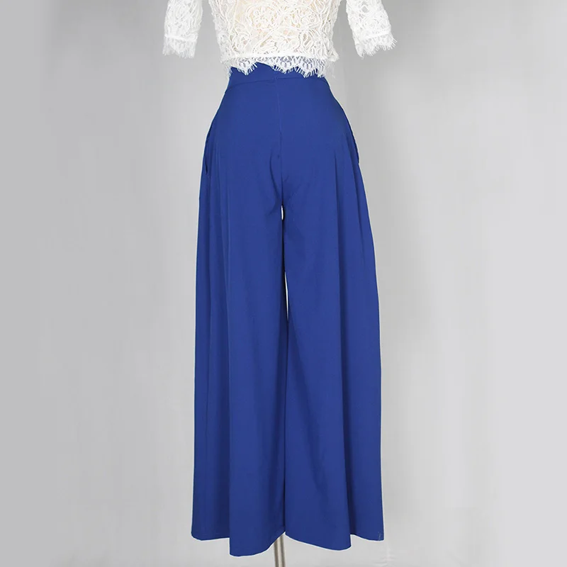 Kostlich Wide Leg Pants Women Pockets High Waist Casual Trousers Women Long Pants Autumn Winter Loose Pantalon Femmes 4 Colors (47)