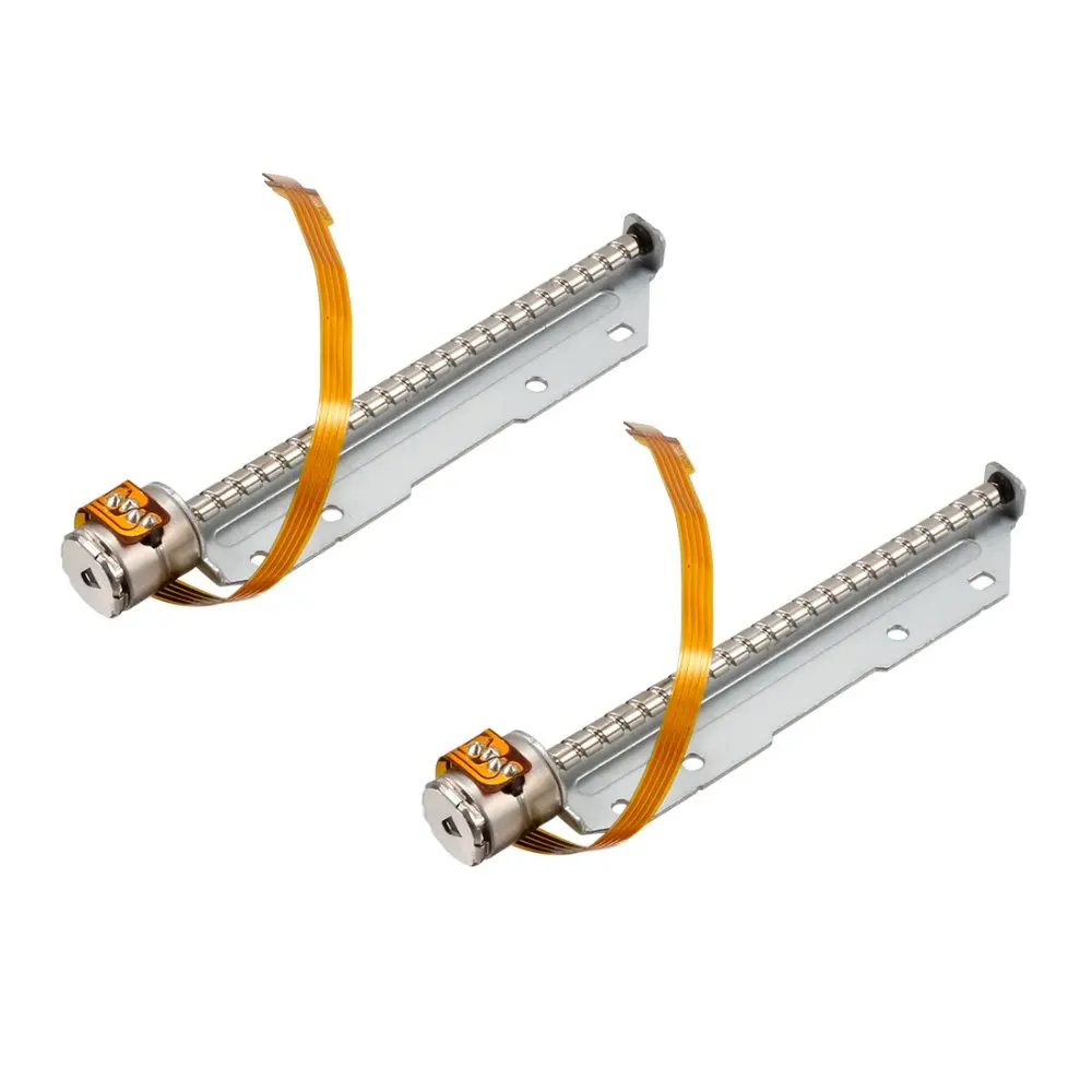 

UXCELL 2pcs DC 3-6V Micro-Step Stepping Stepper Motor Screw 2 Phase 4 Wire for DIY Small Slipway Laser Engraving Machine Toys