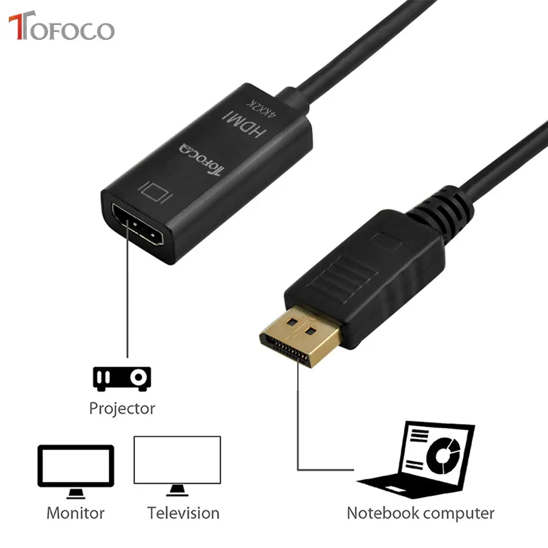 displayport to hdmi adapter 4k Male to Female for Macbook-7