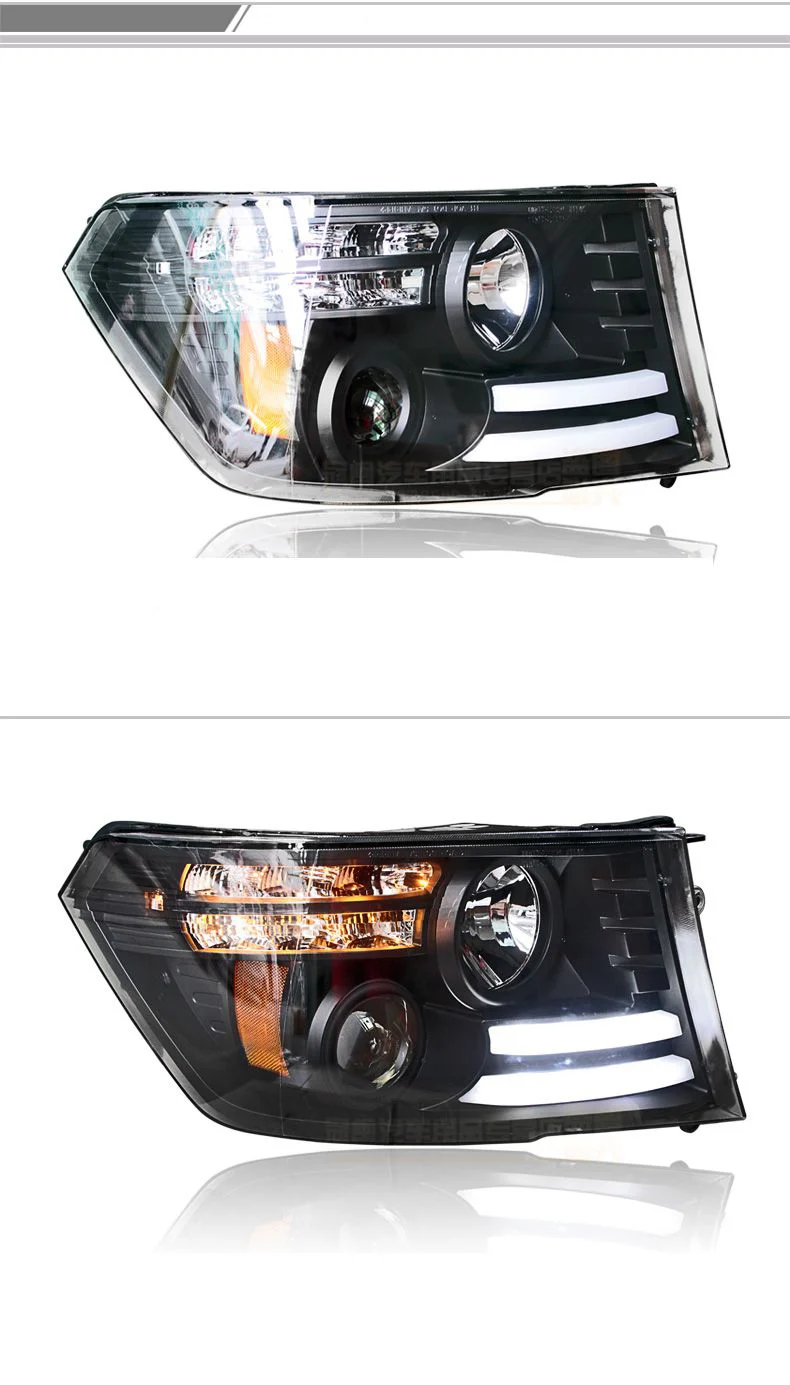 Автомобильный стайлинг фары для Dodge Ram 1500 2009-2012 светодиодный головной фонарь светодиодный дневной ходовой свет светодиодный DRL биксеноновый HID