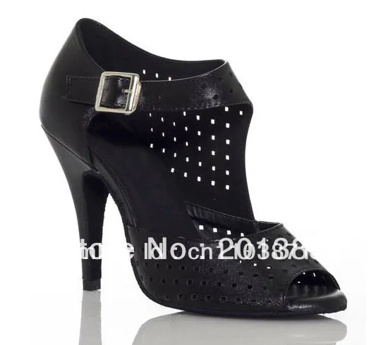 leather salsa shoes