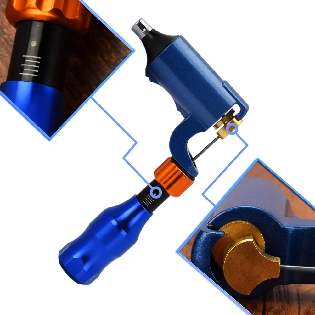 

Hot Sale Rotary Tattoo Machine L Shape Permanent Makeup Pen Adjustable Tattoo Tools