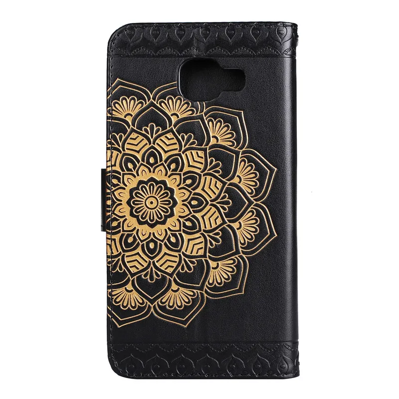 Роскошный цветок кожа флип Fundas бренд Чехол для Coque Samsung Galaxy A3 A310 sm-a310f A5 A510 sm-a510f крышка чехол