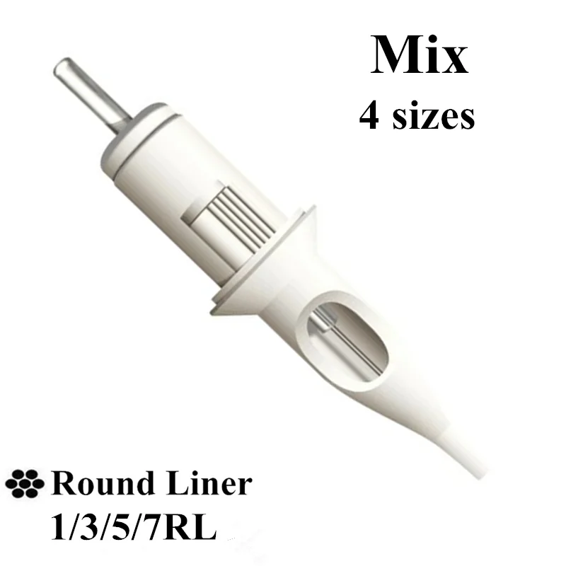 

BIGWASP Standard V1 Updated Version Mix Assorted Sizes Cartridges Needles Round Liner 1/3/5/7RL 20Pcs/Box Supply