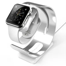 Luxury Base For Apple Watch Holder Hand Free Cable Hole Charging Support Aluminum Bracket For iWatch Watch Dock Stand Holder P3