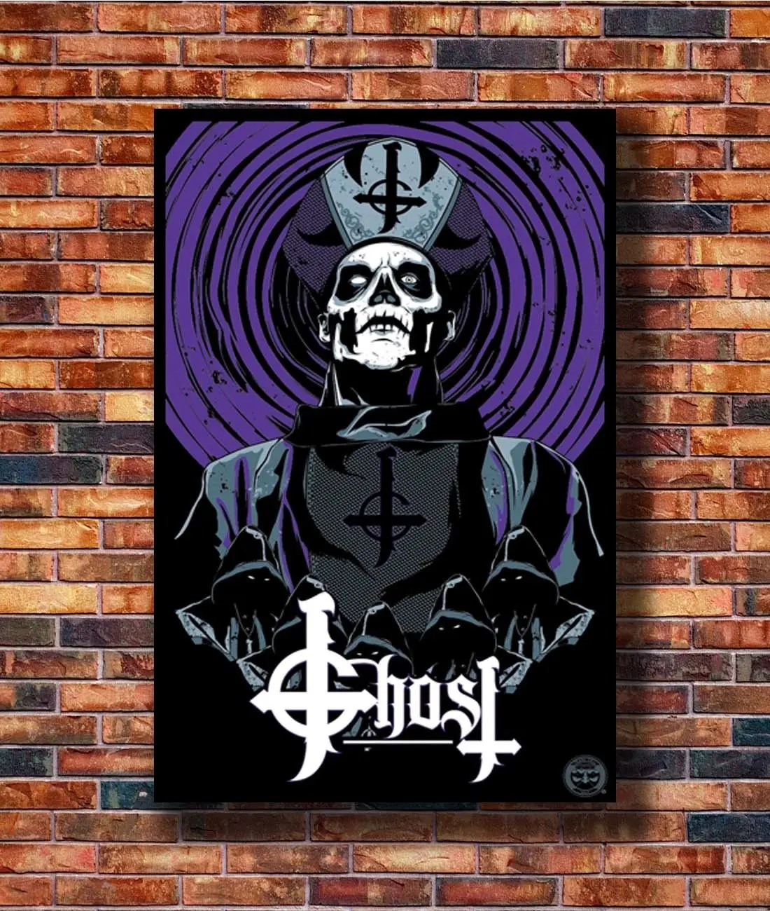 Q0460 Плакаты и принты Ghost-шведский тяжелый металл музыка-20x30 24x36in Горячая подарок