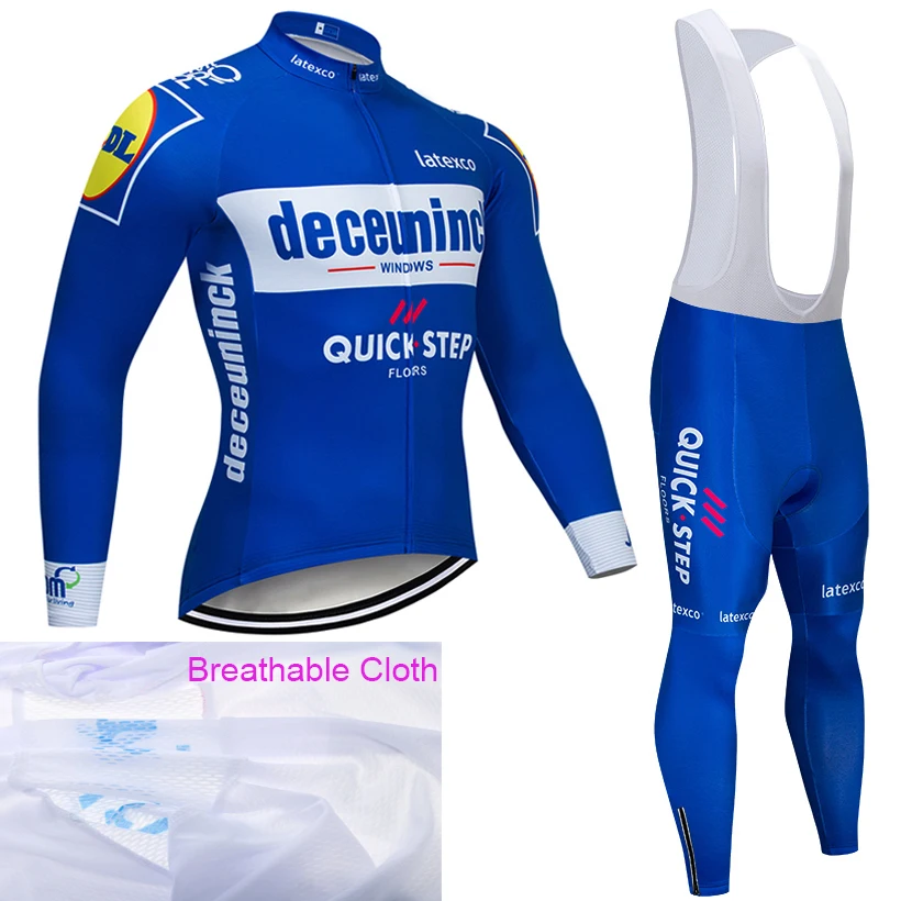 quickшаг с длинным рукавом Велоспорт Джерси велосипед брюки костюм Ropa Ciclismo мужские быстросохнущие pro велосипедная Одежда Майо брюки одежда