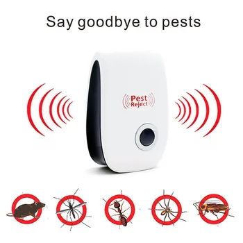 

Multi-Purpose Electronic Ultrasonic Mosquito Killer Reject Bug Mosquito Cockroach Mouse Pest Reject Magnetic Killer Repeller