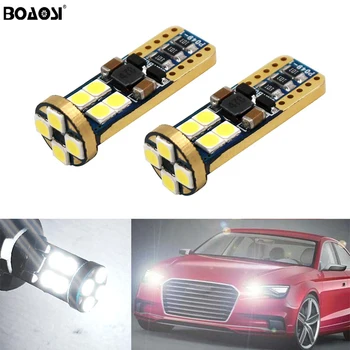 

BOAOSI 2x Canbus LED T10 W5W Clearance Parking Light Wedge Light For AUDI A2 A3 8L 8P A4 B5 B6 A6 4B 4F A8 D2 TT C5 C6