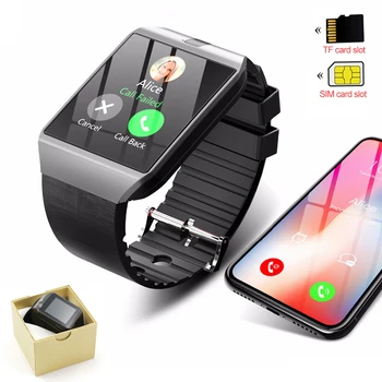 

Bluetooth Smart Watch Smartwatch DZ09 Phone Call Relogio 2G GSM SIM TF Card Camera for Samsung