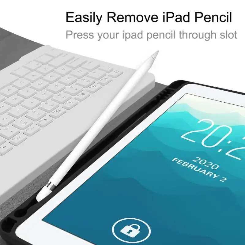Беспроводной Bluetooth клавиатура чехол для iPad Air 1/2 Pro 9,7 полная защита портативный клавиатура Стенд Смарт планшеты крышка