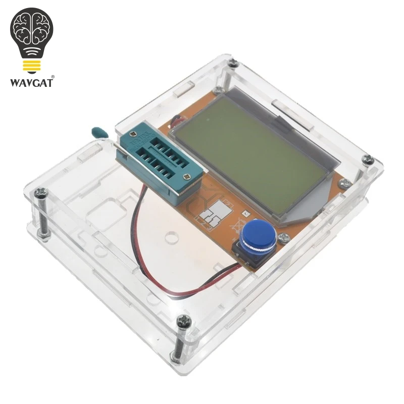 

WAVGAT LCR-T4 Box Clear Acrylic LCR-T3 Case Shell Housing For LCR-T4 Transistor Tester ESR SCR/MOS LCR T4