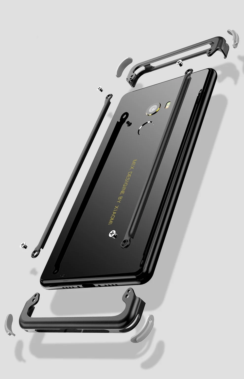 Чехол-бампер для телефона с металлической рамкой для Xiaomi Mix2 Mix2s Xiaomi 6, защитный чехол для телефона Xiaomi 8 8Se 9 9Se, летний, не нагревающийся чехол