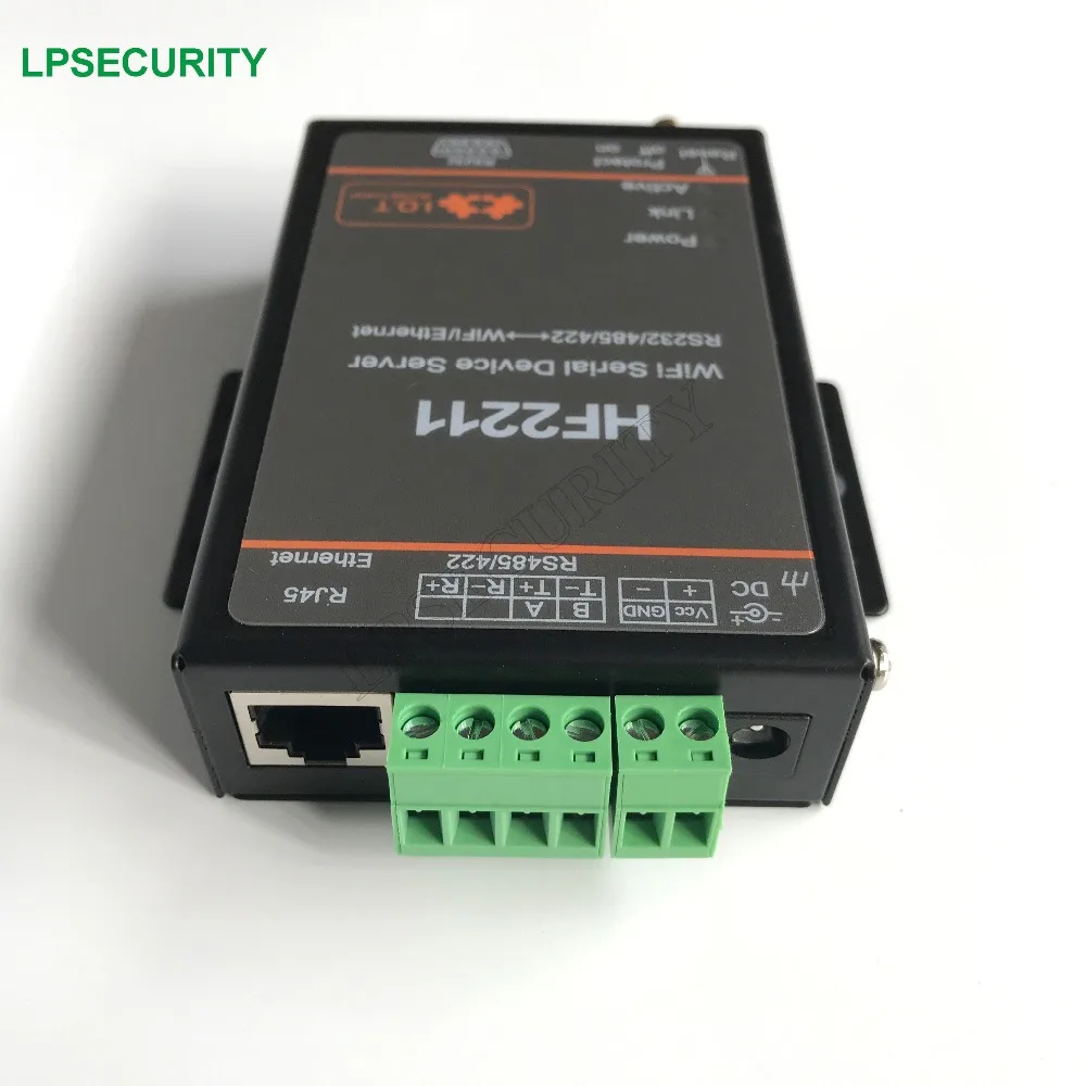 Вход WideDC 5 ~ 36VDC Modbus TCP / RTU Inter RS422 RS232 485 до Wi Fi модели HF2211|input|interchangeable |