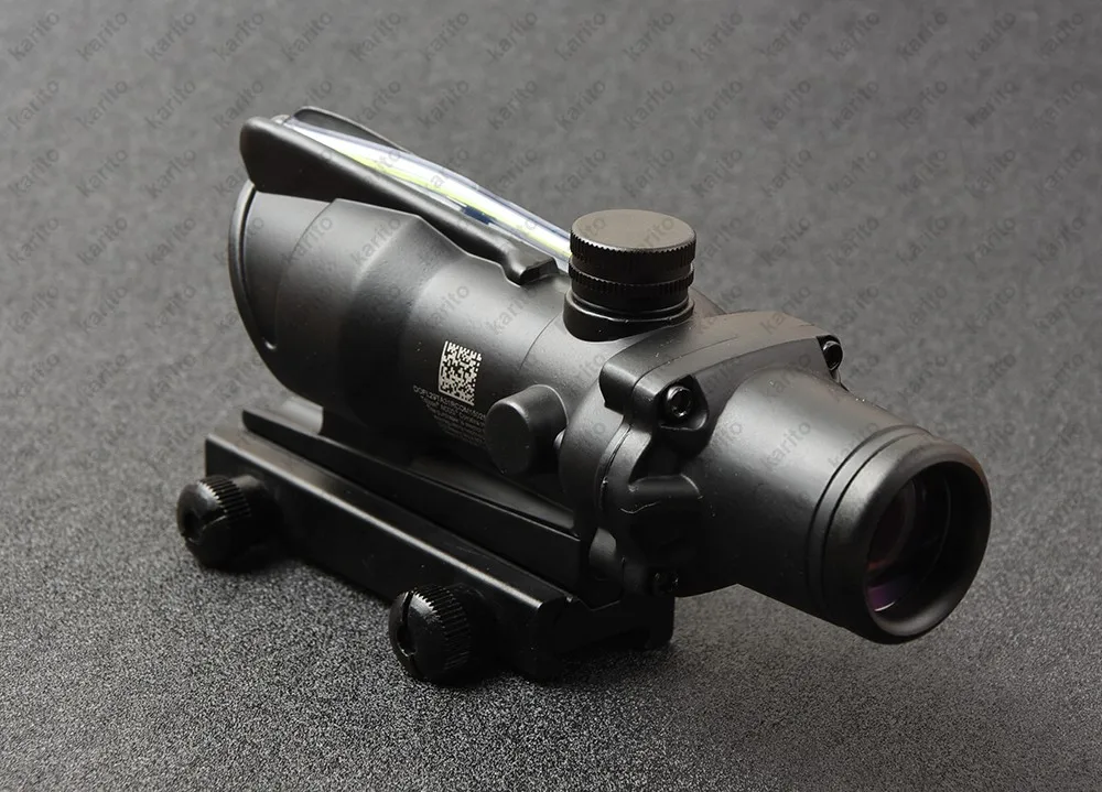 Тактический trijicon acog Стиль 4x32 Призма оптического волокна прицел водонепроницаемый M7184