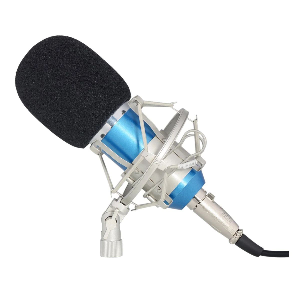 

Studio Recording Condenser Microphone with Shock Mount Holder Clip for Broadcasting Voice-Over Sound,Gaming and Video Chat