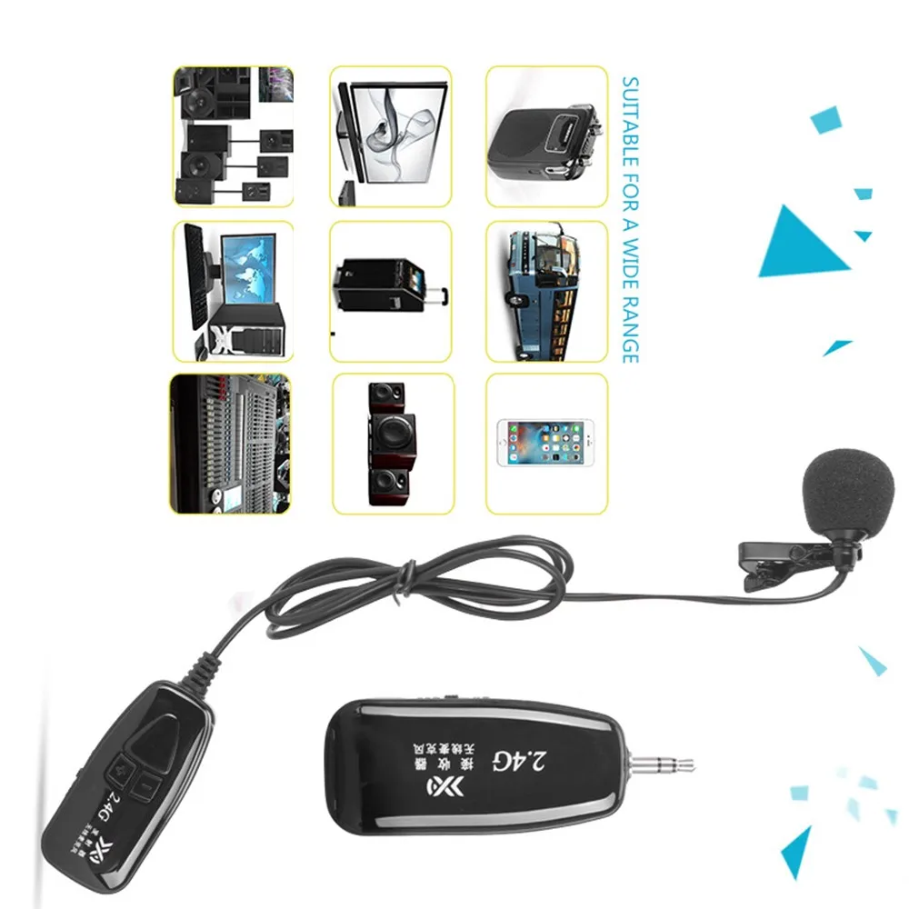 

2.4G lavalier Wireless Microphone Headset Handheld for Voice Amplifier phone for recording teaching microphones