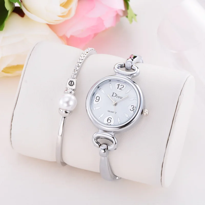 Watch Fashion Two-Piece Temperament Quartz Watch Watch Fashion Two-Piece Temperament Quartz Watch