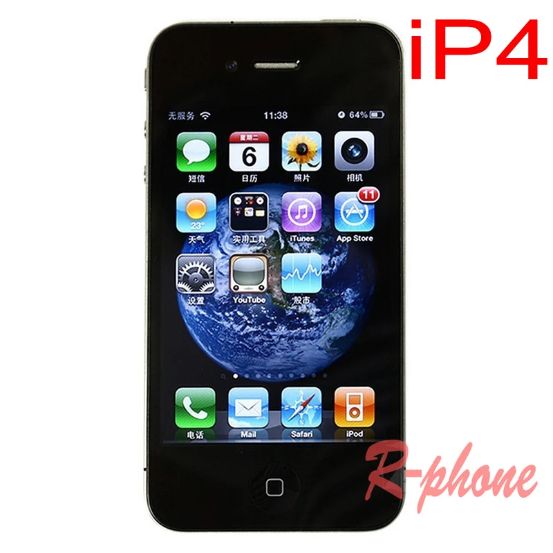 

Original APPLE iPhone 4 Mobile Phone 512 RAM 8GB 16GB 32GB ROM Unlocked Used Smartphone