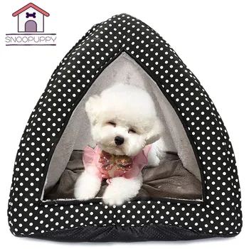 

Dog Cat Pet House Beds Collapsible Dogs Cats Beds For Small Dog Cat Pets Soft Beds For Dogs Breathable PP Cotton Sofas PY0176