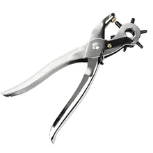 Профессиональный кожаный ремень перфоратор ручной инструмент шесть размеров s вращается переключатель Размер отверстия инструмент