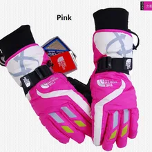 Известный бренд для взрослых Лыжный спорт перчатки Сноуборд перчатки Снегоход Мотоцикл езда зимние перчатки ветрозащитные водонепроницаемые парные зимние перчатки