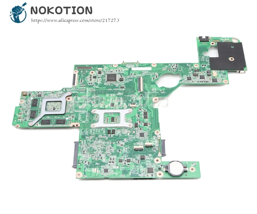 NOKOTION CN-0C47NF 0C47NF материнская плата для ноутбука Dell XPS 15 L502X PC материнская плата DAGM6CMB8D0 HM67 DDR3 GT525M видеокарта 1 Гб